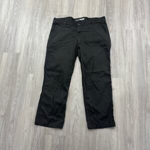 Carhartt Relaxed Straight Rigby Dungaree Pants Men's 40x28 Gray Workwear Work